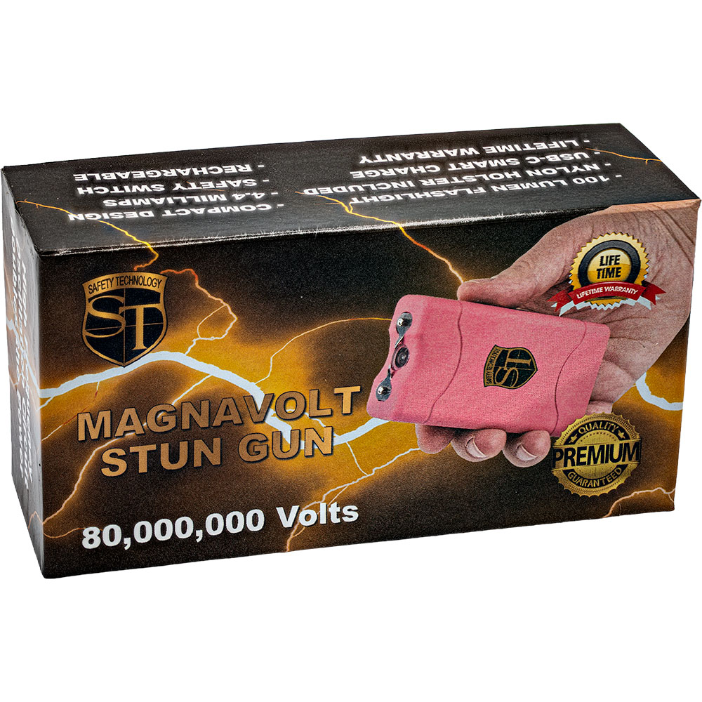 Pink MAGNAVOLT 80,000,000 Volt Stun Gun Flashlight view 5